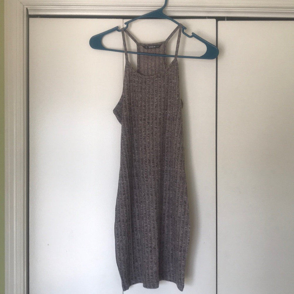SHEIN racer back mini dress
